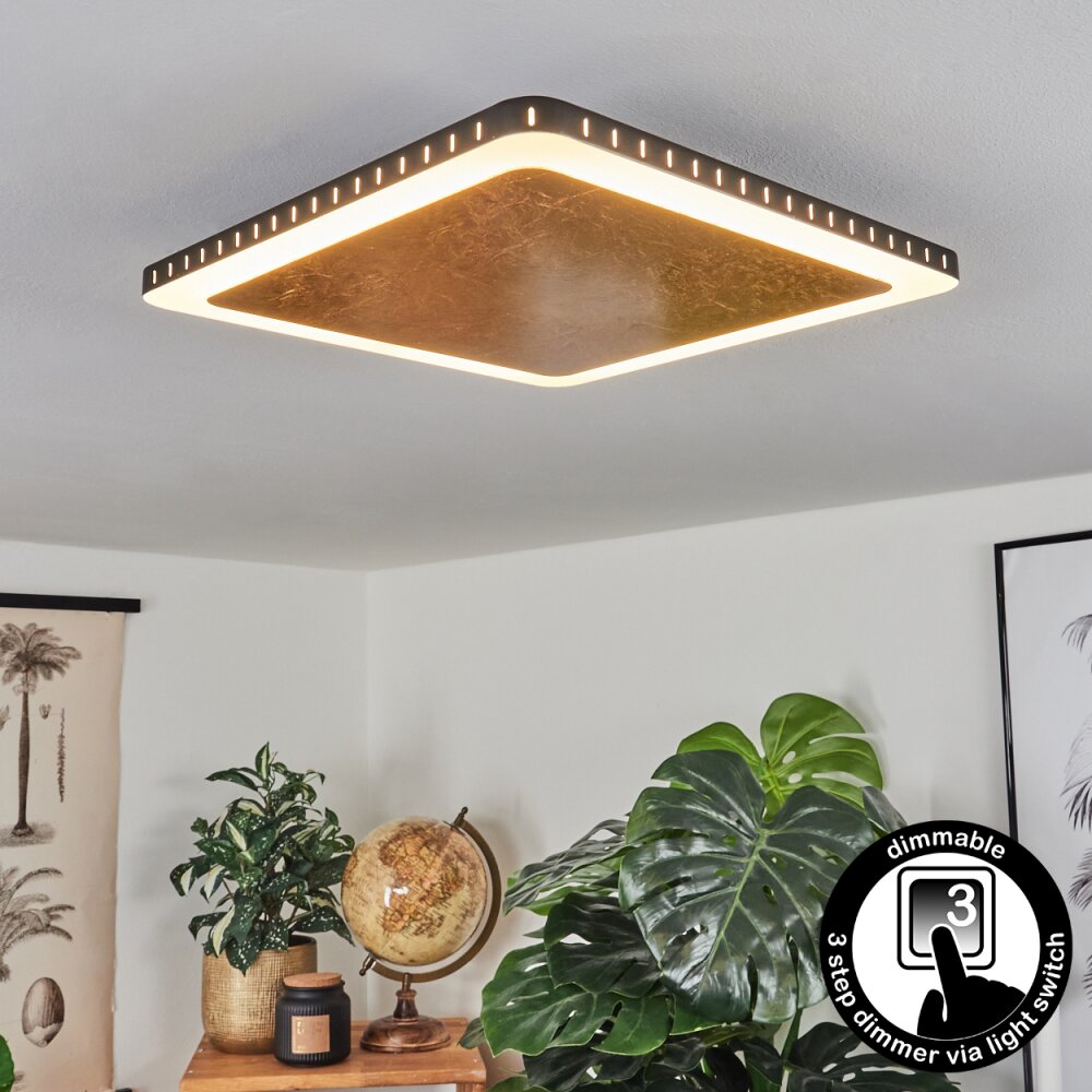 Guacacallo Taklampa LED Guld, Svart, Vit, 1-ljuskällor main product photo