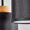 Chiuvi Taklampa Krom, Naturfärger, Svart, Vit, 3-ljuskällor