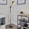 Tanabita Golvlampa Naturfärger, Svart, 1-ljuskällor