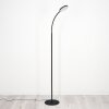 Haltia Golvlampa, Läslampa LED Svart, 1-ljuskällor