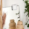 Morges Spegellampa, Vägglampa, Väggspotlight LED Krom, Vit, 1-ljuskällor
