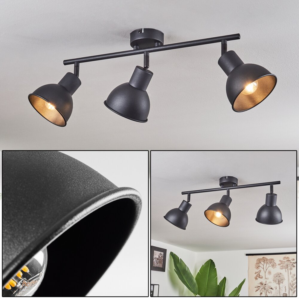 Kansela Taklampa, Takstrålkastare Svart, 3-ljuskällor main product photo