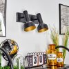 Musko Vägglampa, Väggspotlight Svart, 2-ljuskällor