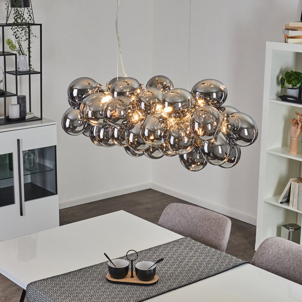 Guabas Pendelbelysning Krom, 8-ljuskällor main product photo