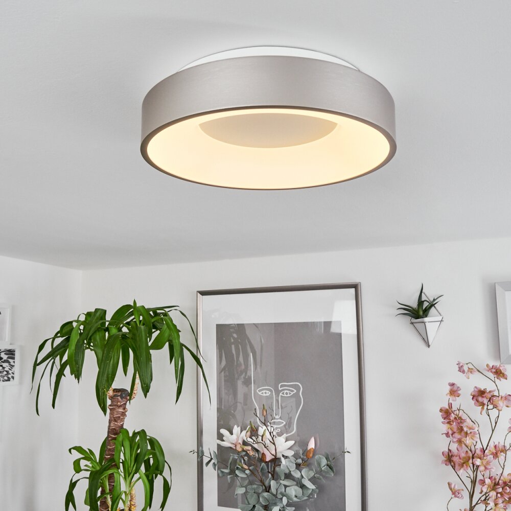 Playas Taklampa LED Silver, Vit, 1-ljuskällor main product photo