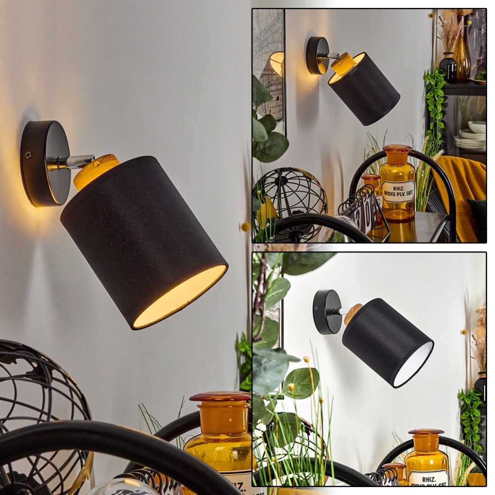 Chiuvi Vägglampa, Väggspotlight Krom, Naturfärger, Svart, Vit, 1-ljuskällor main product photo