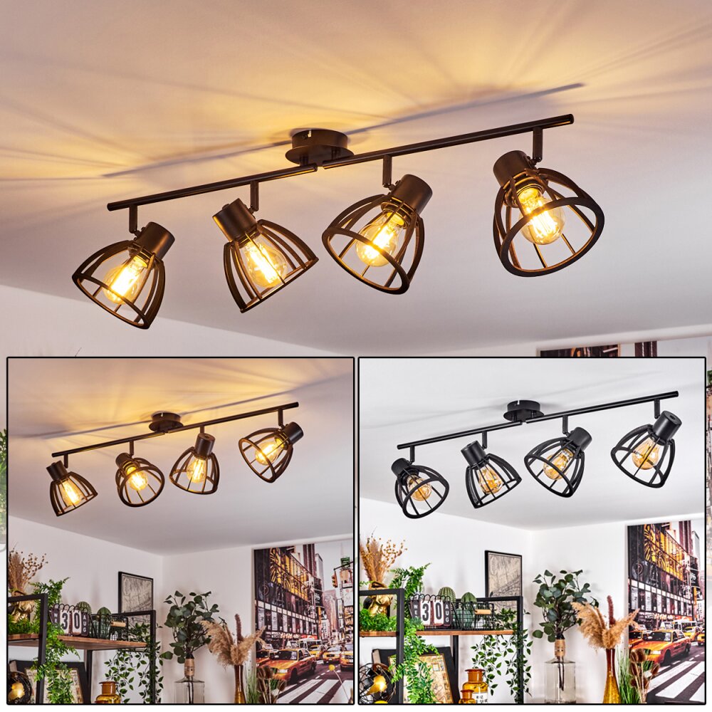 Kaurila Taklampa, Takstrålkastare Svart, 4-ljuskällor main product photo