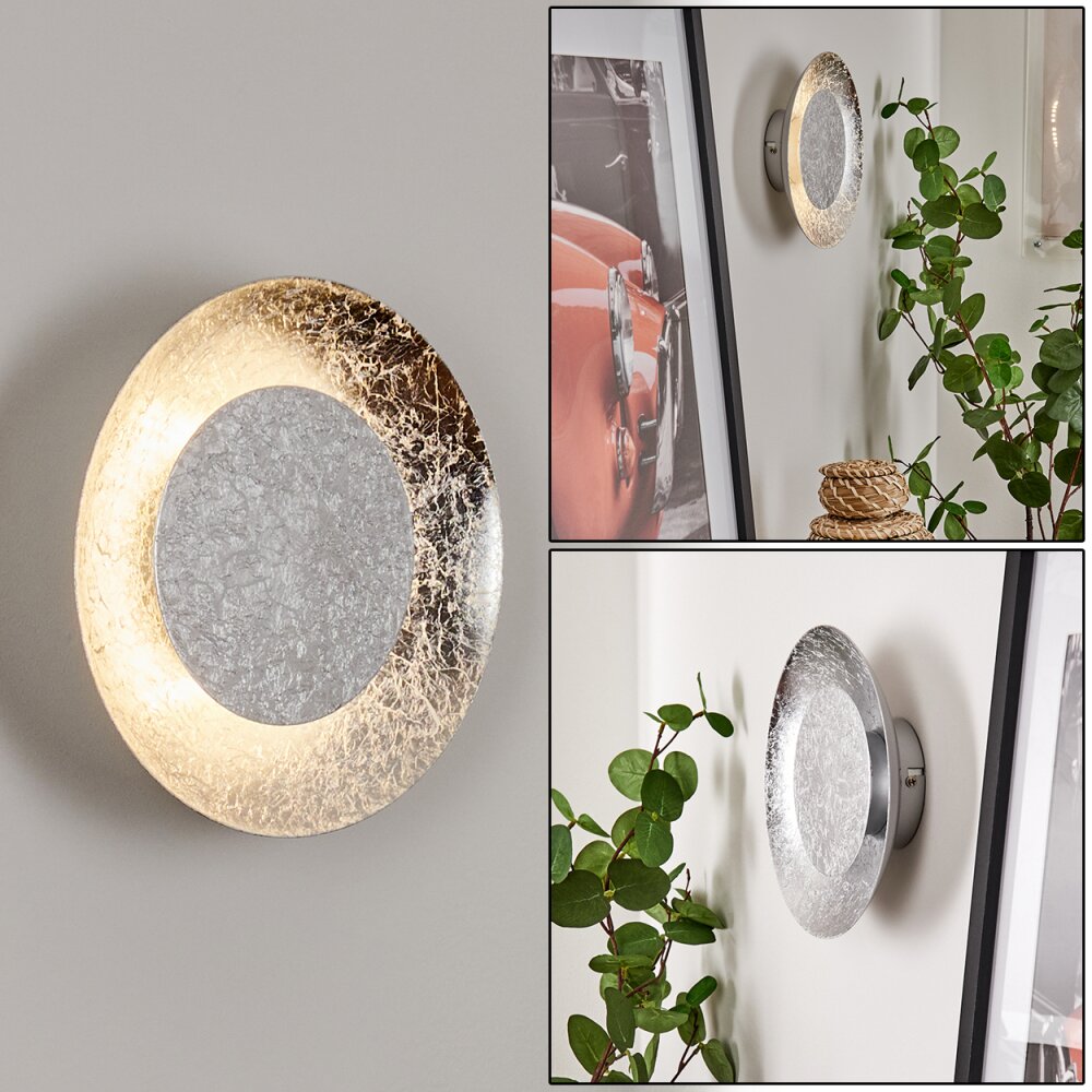 Merlo Vägglampa LED Silver, 1-ljuskällor main product photo