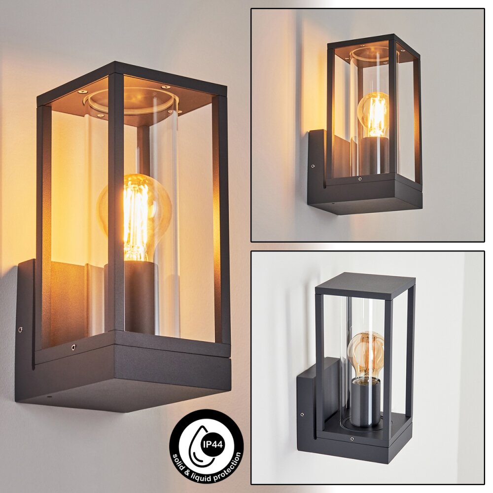 Oiba vägglampa utomhus Antracit, 1-ljuskällor main product photo
