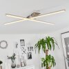 Noppa Taklampa LED Krom, Nickel matt, 2-ljuskällor, Fjärrkontroll, Färgväxlare