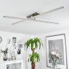 Noppa Taklampa LED Krom, Nickel matt, 2-ljuskällor, Fjärrkontroll, Färgväxlare