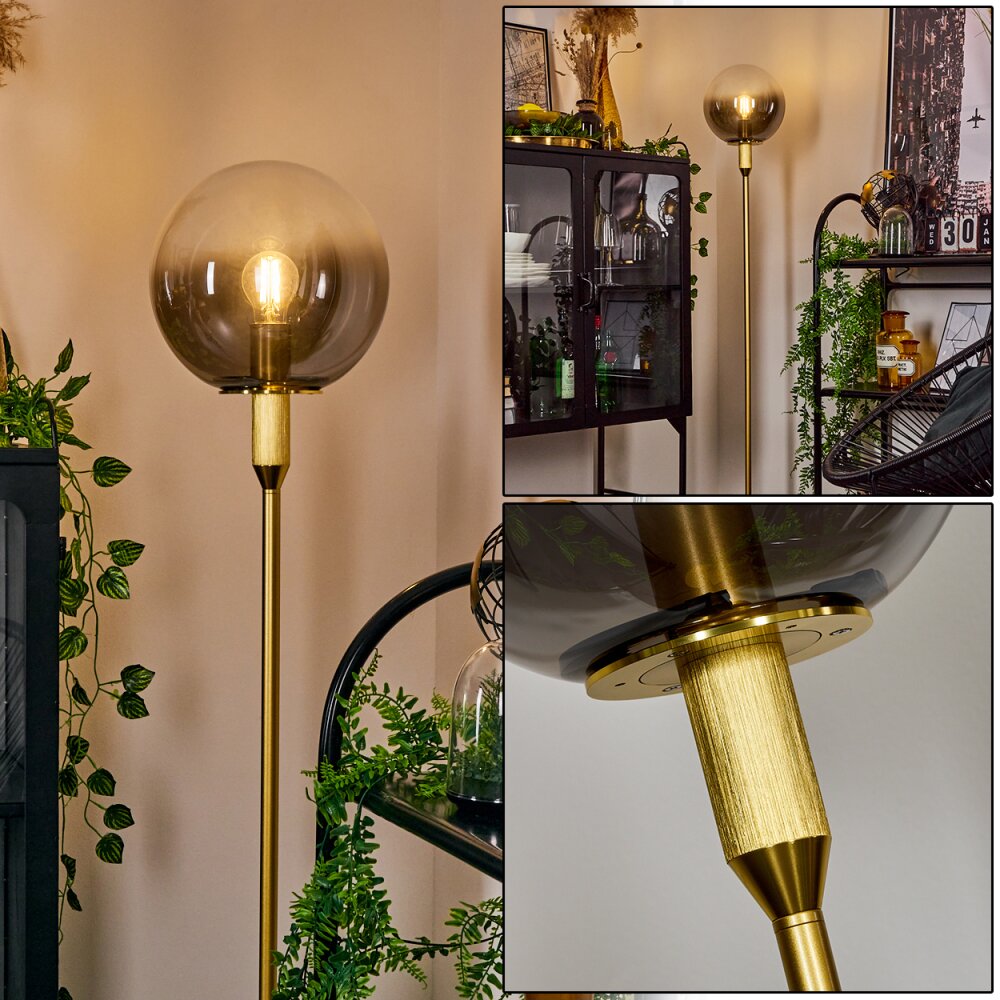 Berle Golvlampa Guld, 1-ljuskällor main product photo