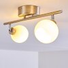 Motala Taklampa, Takstrålkastare LED Nickel matt, 2-ljuskällor, Fjärrkontroll, Färgväxlare