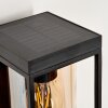 Palanga vägglampa utomhus, Solcellslampa LED Svart, 1-ljuskällor, Rörelsedetektor