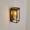 Palanga vägglampa utomhus, Solcellslampa LED Svart, 1-ljuskällor, Rörelsedetektor
