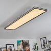 Nabbas Taklampa, Panel LED Svart, 1-ljuskällor, Fjärrkontroll