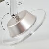 Marsen Taklampa, Takstrålkastare LED Krom, Nickel matt, 2-ljuskällor, Fjärrkontroll, Färgväxlare