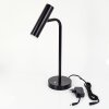 Dalheim Bordslampa, Läslampa LED Svart, 1-ljuskällor