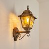 Halla vägglampa utomhus Antik, Guld, Svart, 1-ljuskällor