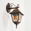 Halla vägglampa utomhus Antik, Guld, Svart, 1-ljuskällor