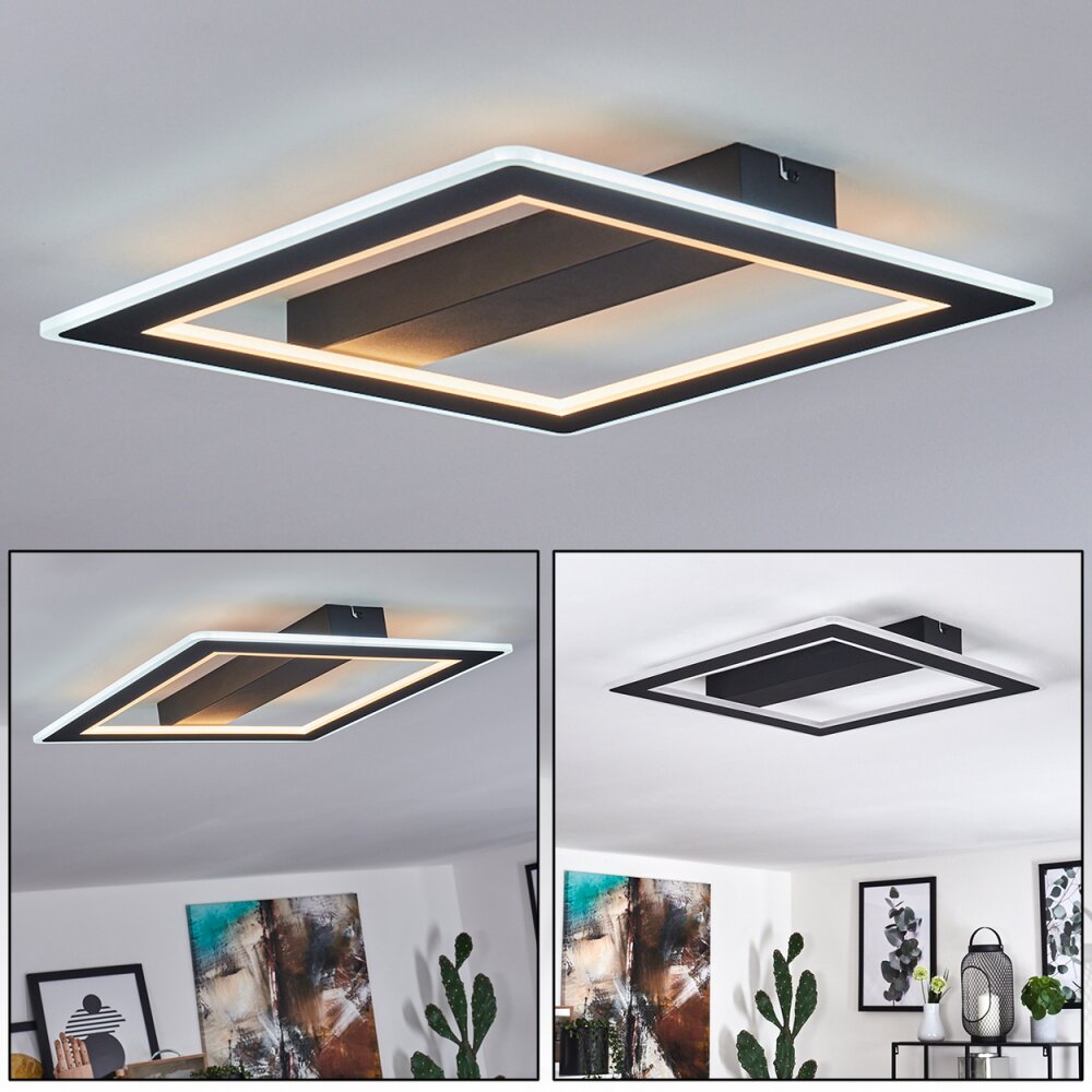 Katila Taklampa LED Svart, 1-ljuskällor main product photo