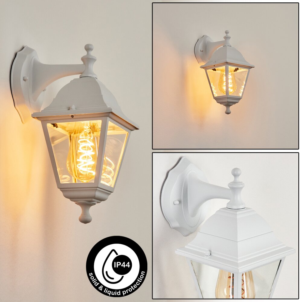 Halla vägglampa utomhus Vit, 1-ljuskällor main product photo