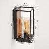 Palanga vägglampa utomhus Amber, 1-ljuskällor