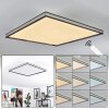 Nabbas Taklampa, Panel LED Svart, Vit, 1-ljuskällor