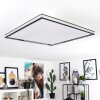 Nabbas Taklampa, Panel LED Svart, Vit, 1-ljuskällor