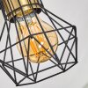 Bardhaman Vägglampa, Väggspotlight Svart, 1-ljuskällor