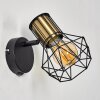 Bardhaman Vägglampa, Väggspotlight Svart, 1-ljuskällor