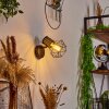 Bardhaman Vägglampa, Väggspotlight Svart, 1-ljuskällor