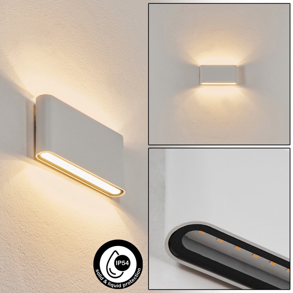 Tammisaari vägglampa utomhus LED Genomskinlig, klar, Vit, 1-ljuskällor main product photo