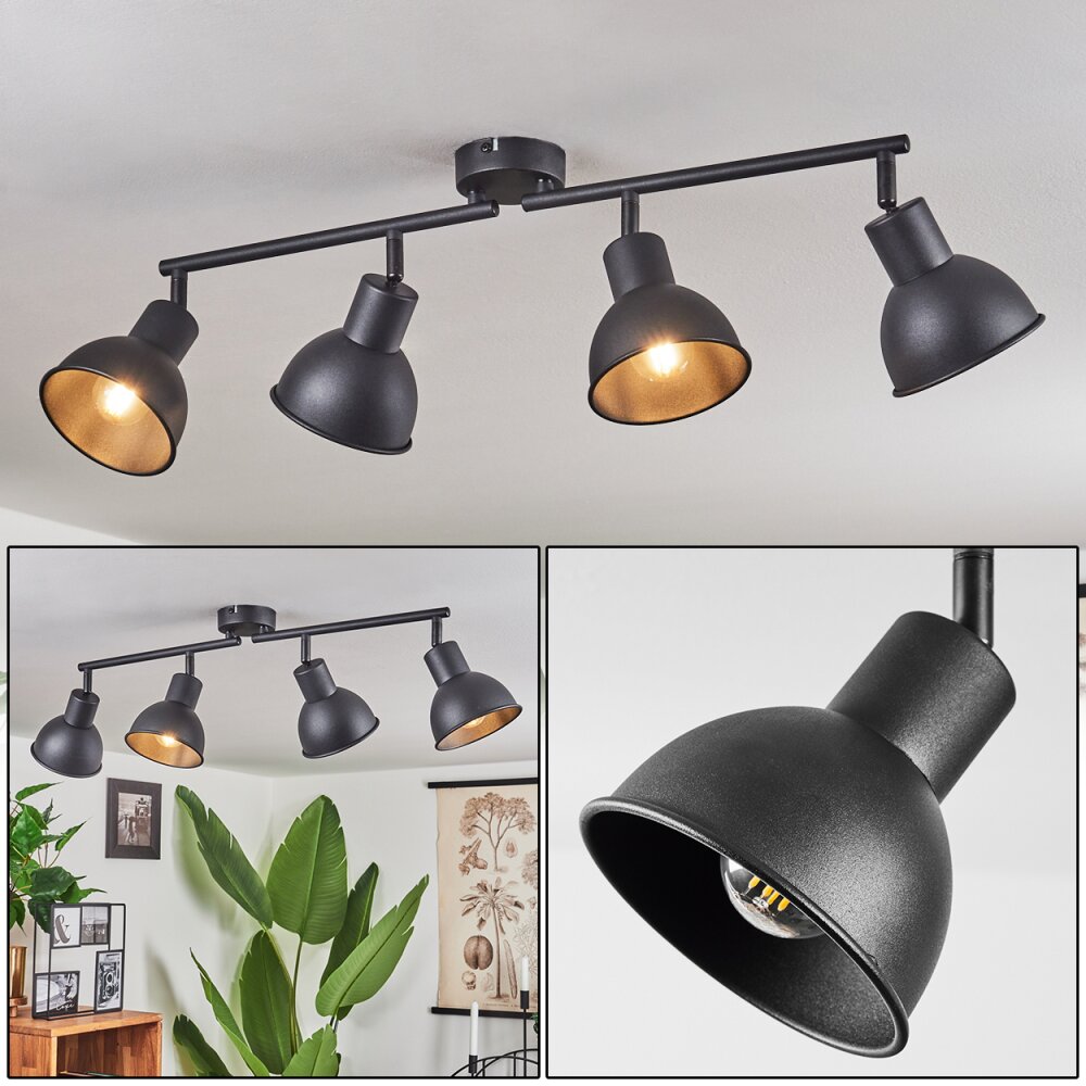 Kansela Taklampa, Takstrålkastare Svart, 4-ljuskällor main product photo