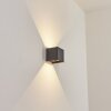 Anobra vägglampa utomhus, Up & Down Lampa LED Antracit, Vit, 1-ljuskällor