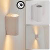 Kingstown vägglampa utomhus Vit, 2-ljuskällor
