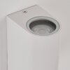 Kingstown vägglampa utomhus Vit, 2-ljuskällor