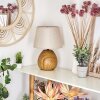 Stampa Bordslampa Brun, träoptik, 1-ljuskällor