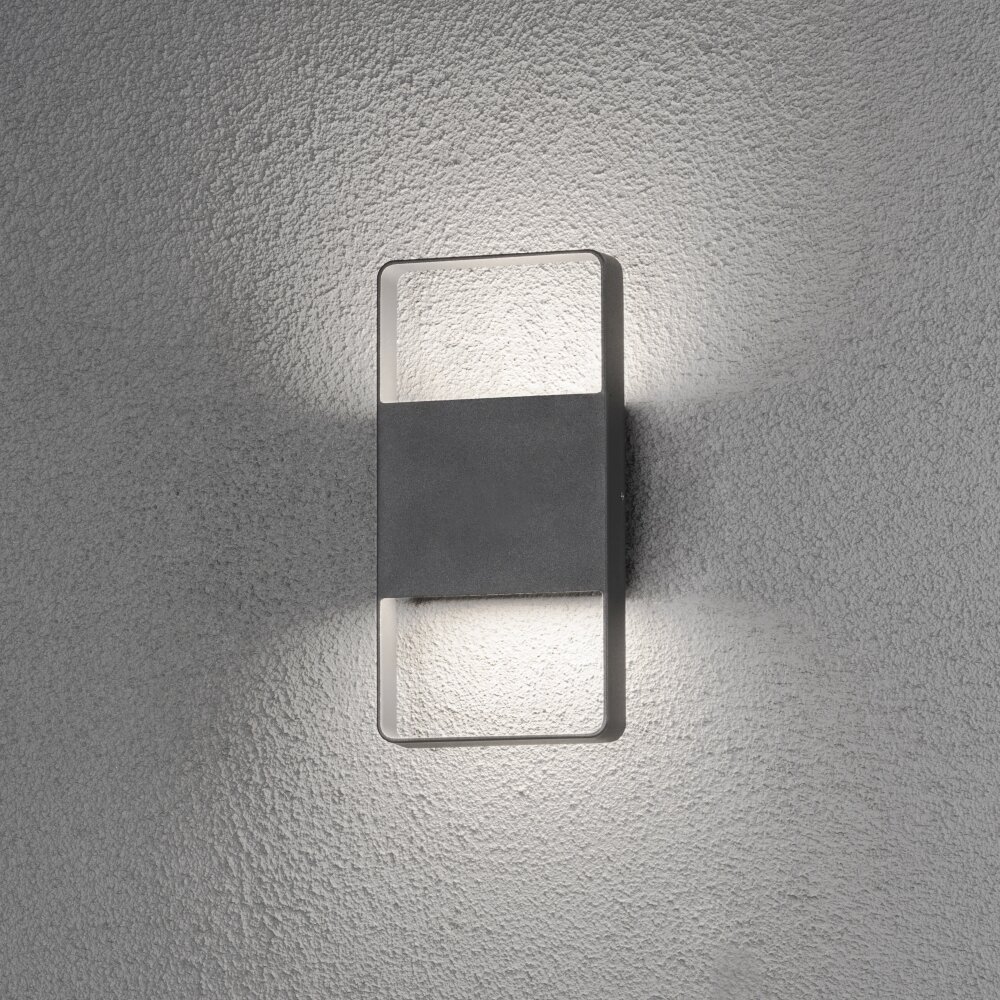 Konstsmide Lampor Matera Utomhusbelysning LED Svart, 2-ljuskällor main product photo