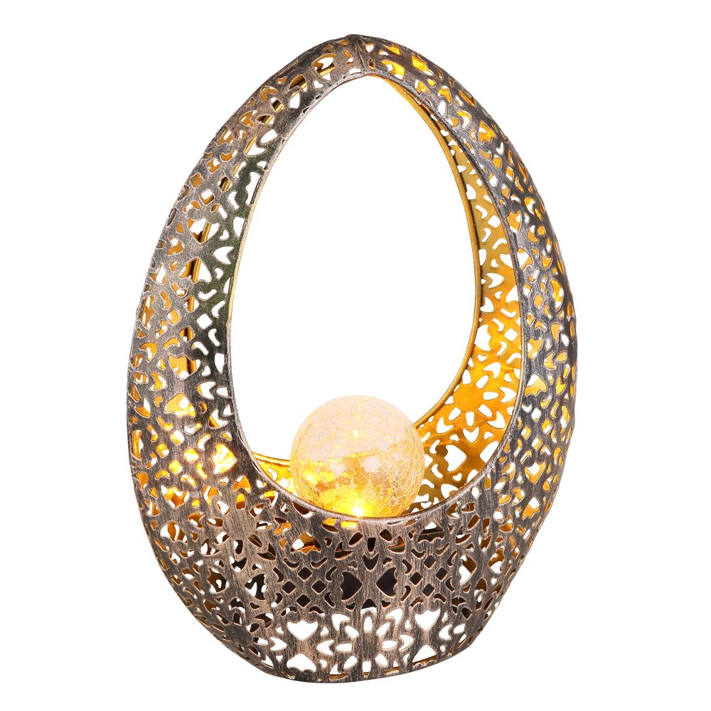 Globo dekorativ belysning, Solcellslampa LED Brons, Guld, 1-ljuskällor main product photo