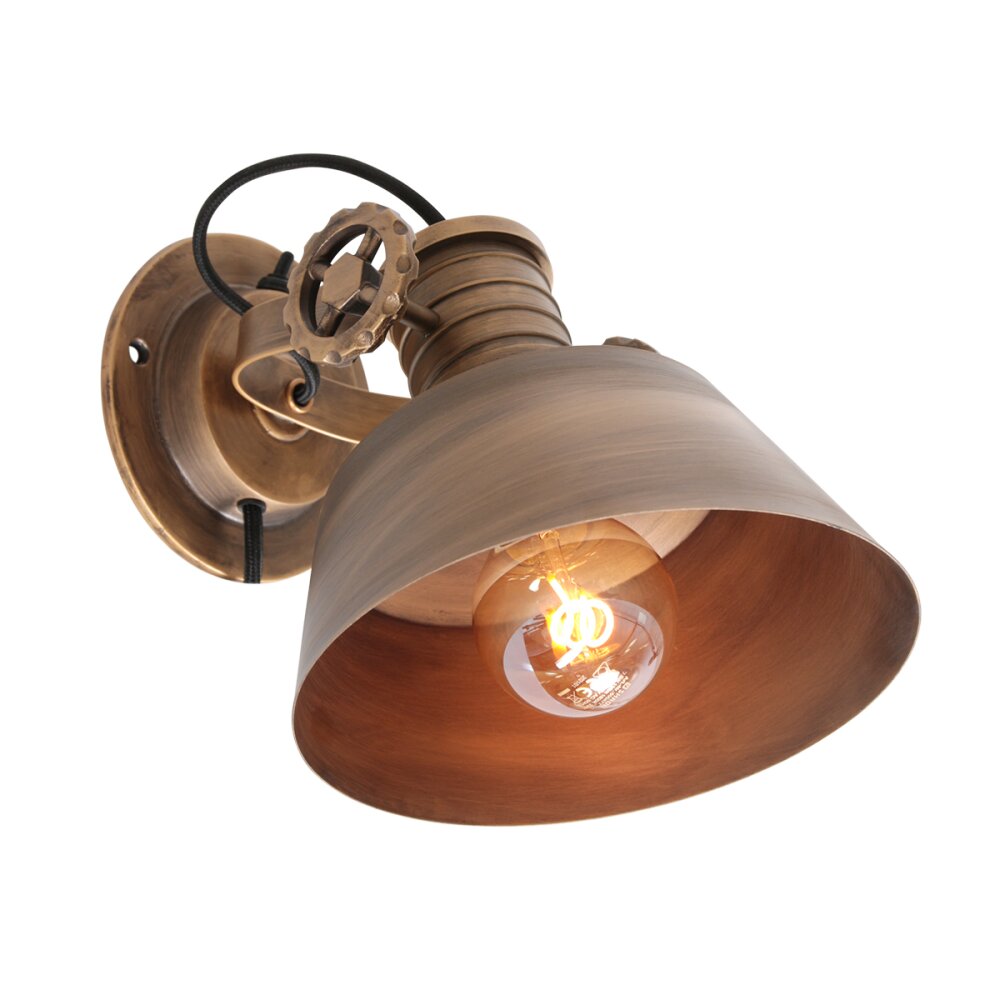 Steinhauer Sprocket Vägglampa Brons, 1-ljuskällor main product photo