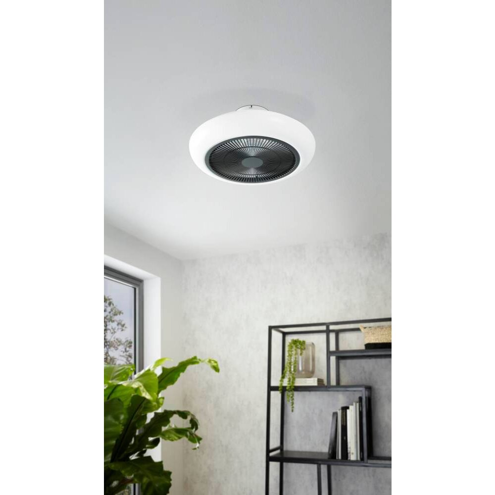 Eglo SAYULITA Takfläkt med belysning LED Svart, Vit, 3-ljuskällor main product photo