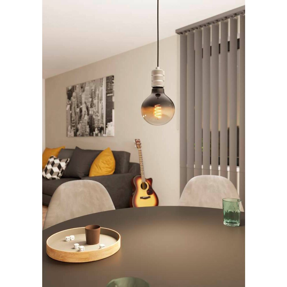 Eglo Lampor YORTH Pendellampa Svart, Silver, 1-ljuskällor main product photo