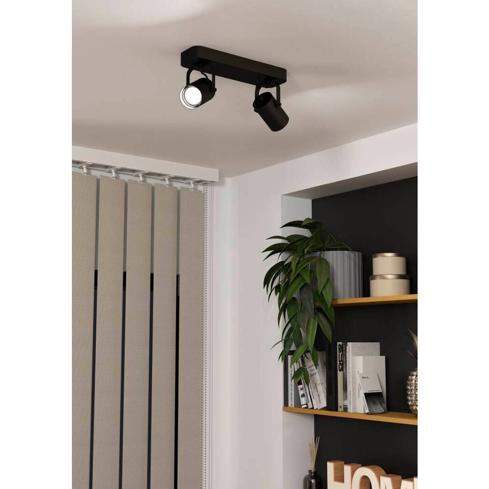 Eglo Lampor SOREGO Taklampa, Takstrålkastare LED Svart, 2-ljuskällor main product photo