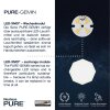 Paul Neuhaus Lampor PURE-GEMIN Taklampa LED Aluminium, Mässing, Svart, 6-ljuskällor