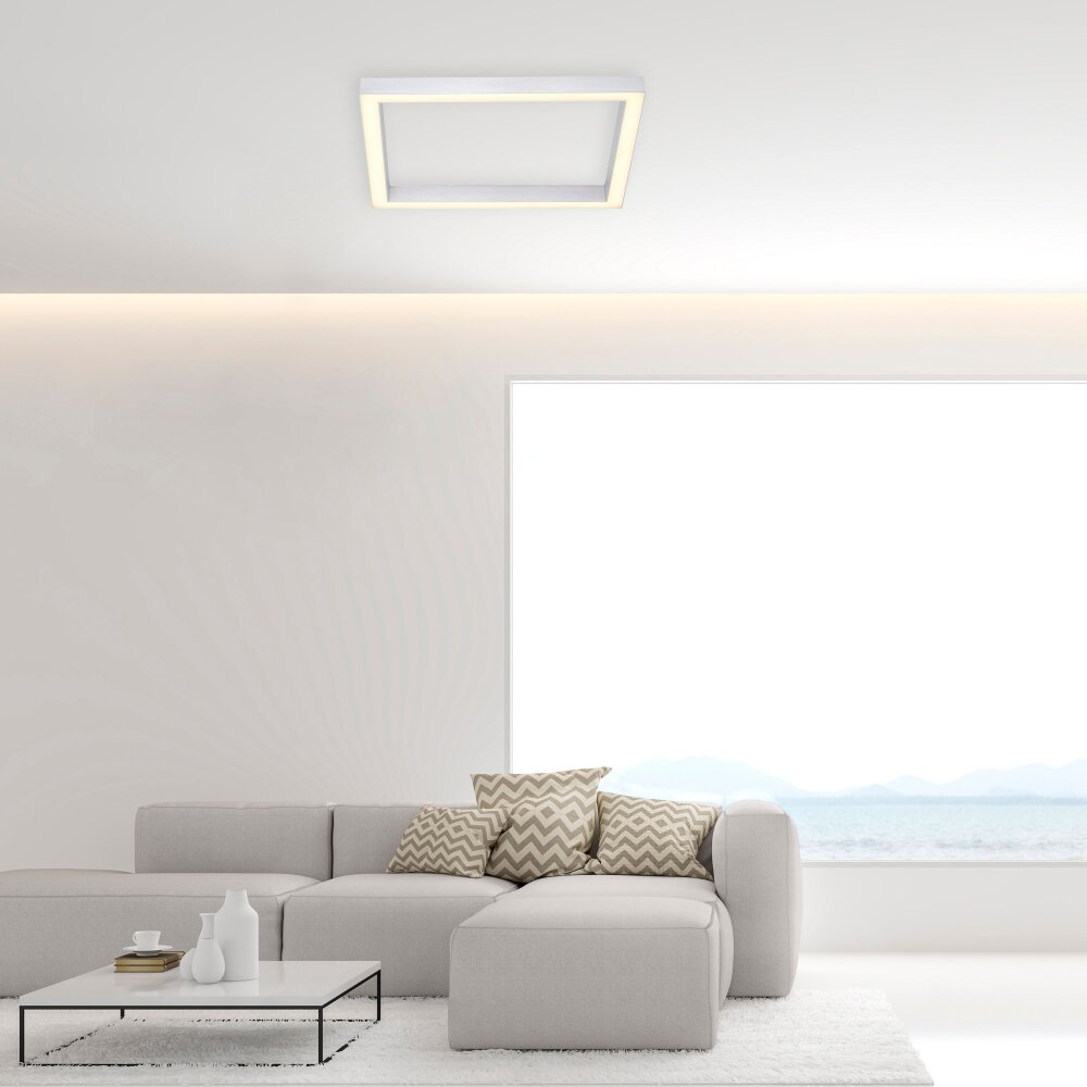 Paul Neuhaus Lampor PURE-LINES Taklampa LED Aluminium, 1-ljuskällor, Fjärrkontroll main product photo
