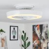 Azenha Takfläkt med belysning LED, 1-ljuskällor, Fjärrkontroll