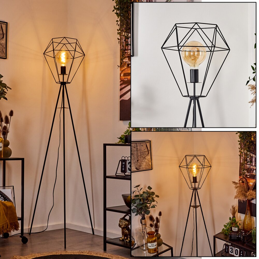 Bardhaman Golvlampa Svart, 1-ljuskällor main product photo