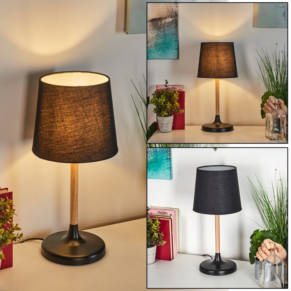 Frecheiro Bordslampa Naturfärger, Svart, 1-ljuskällor main product photo
