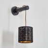 Tallaboa Vägglampa Brun, Svart, 1-ljuskällor
